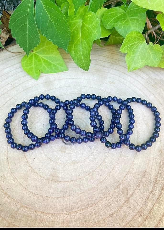 Blue Sandstone Bracelets 8mm