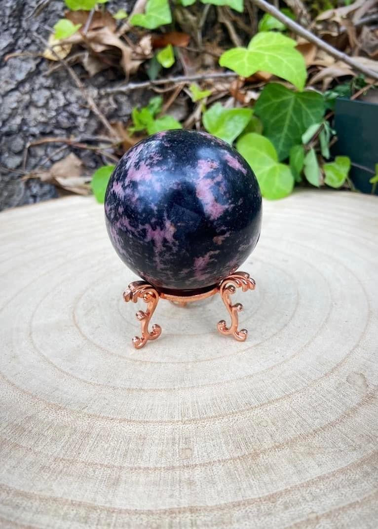 Rhodonite Sphere