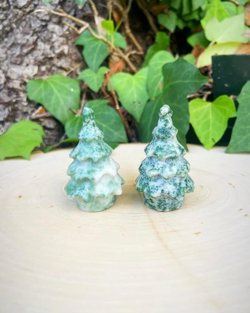 Tree Agate Christmas Trees