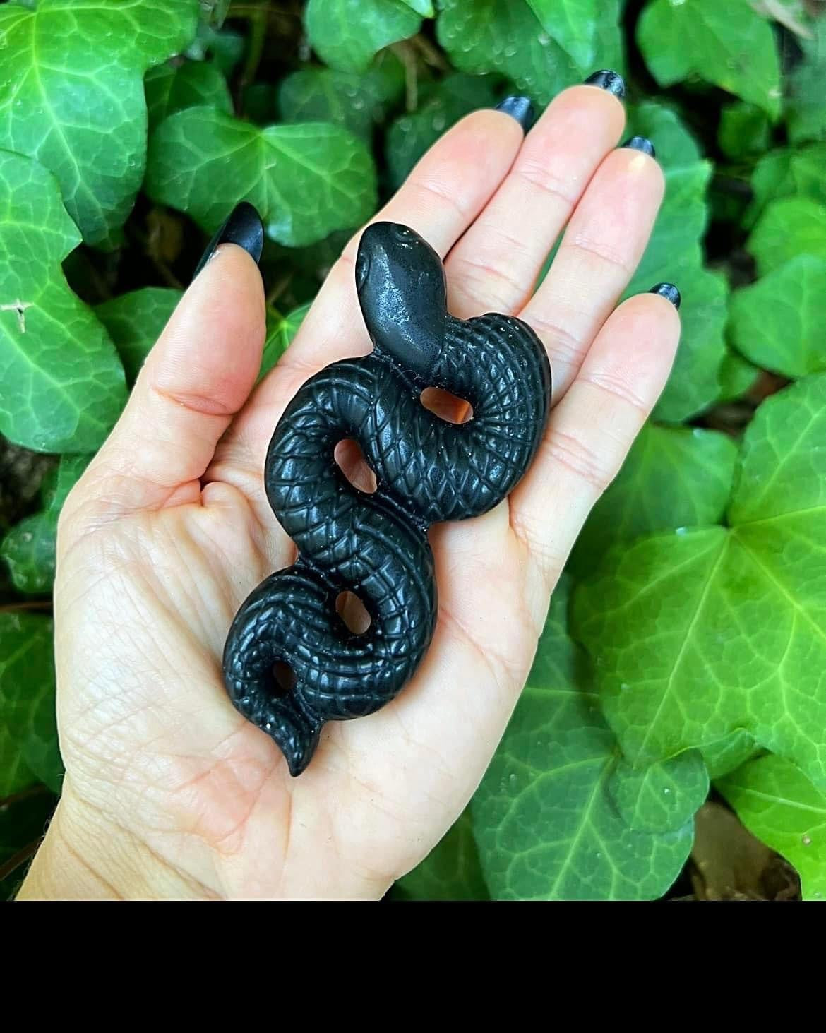 Black Obsidian Snake