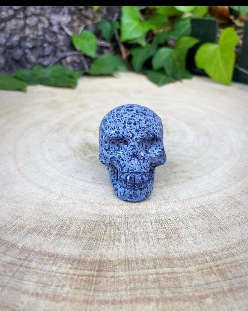 Lava Stone Skull