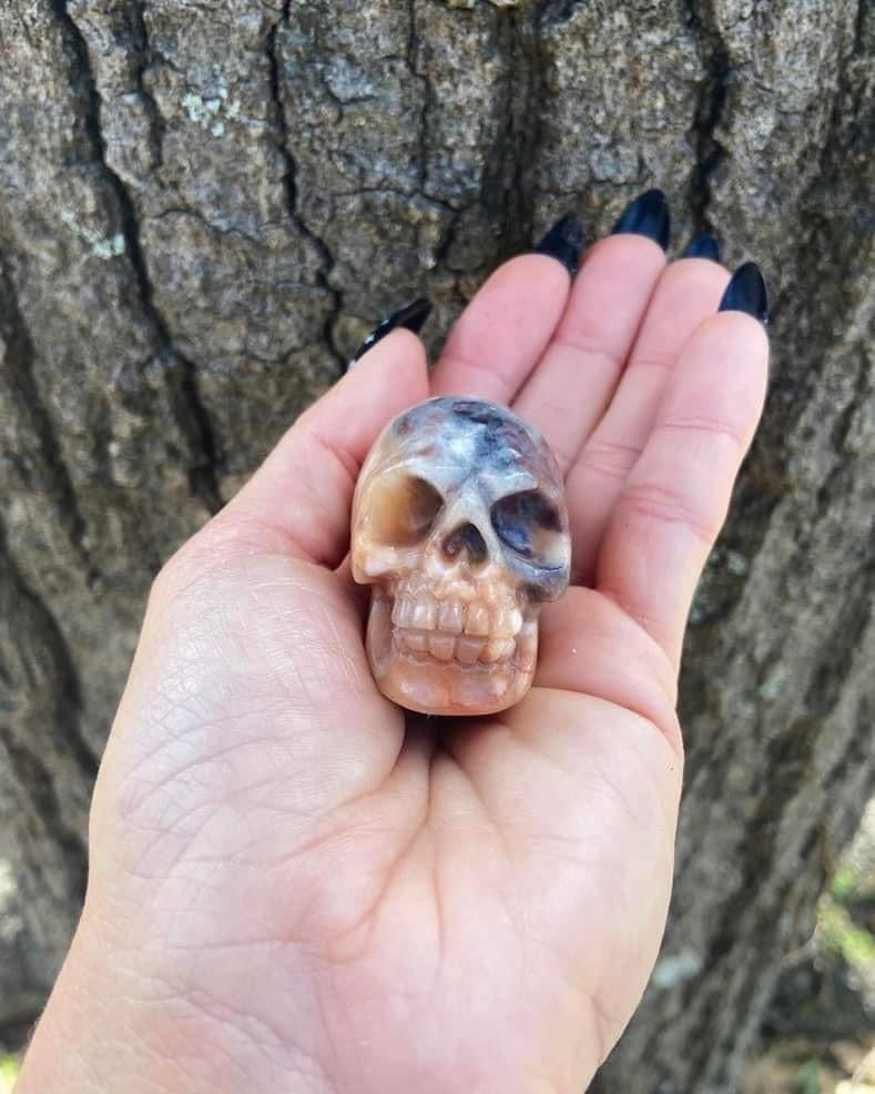 Agate Skull