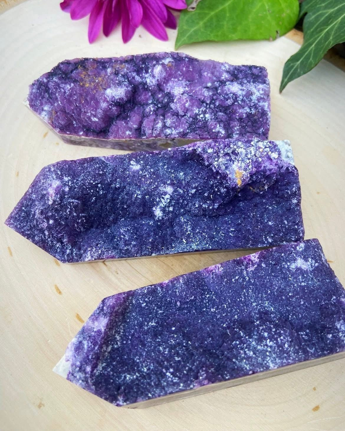 Raw Amethyst Towers