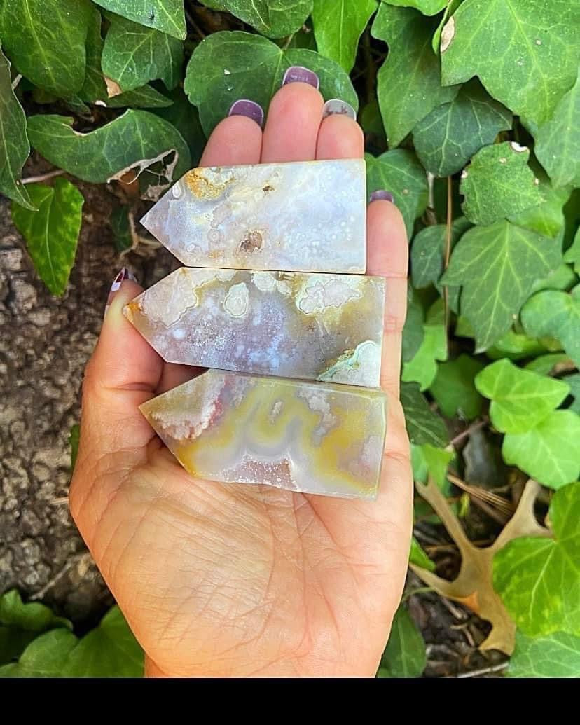 Flower Agate Points