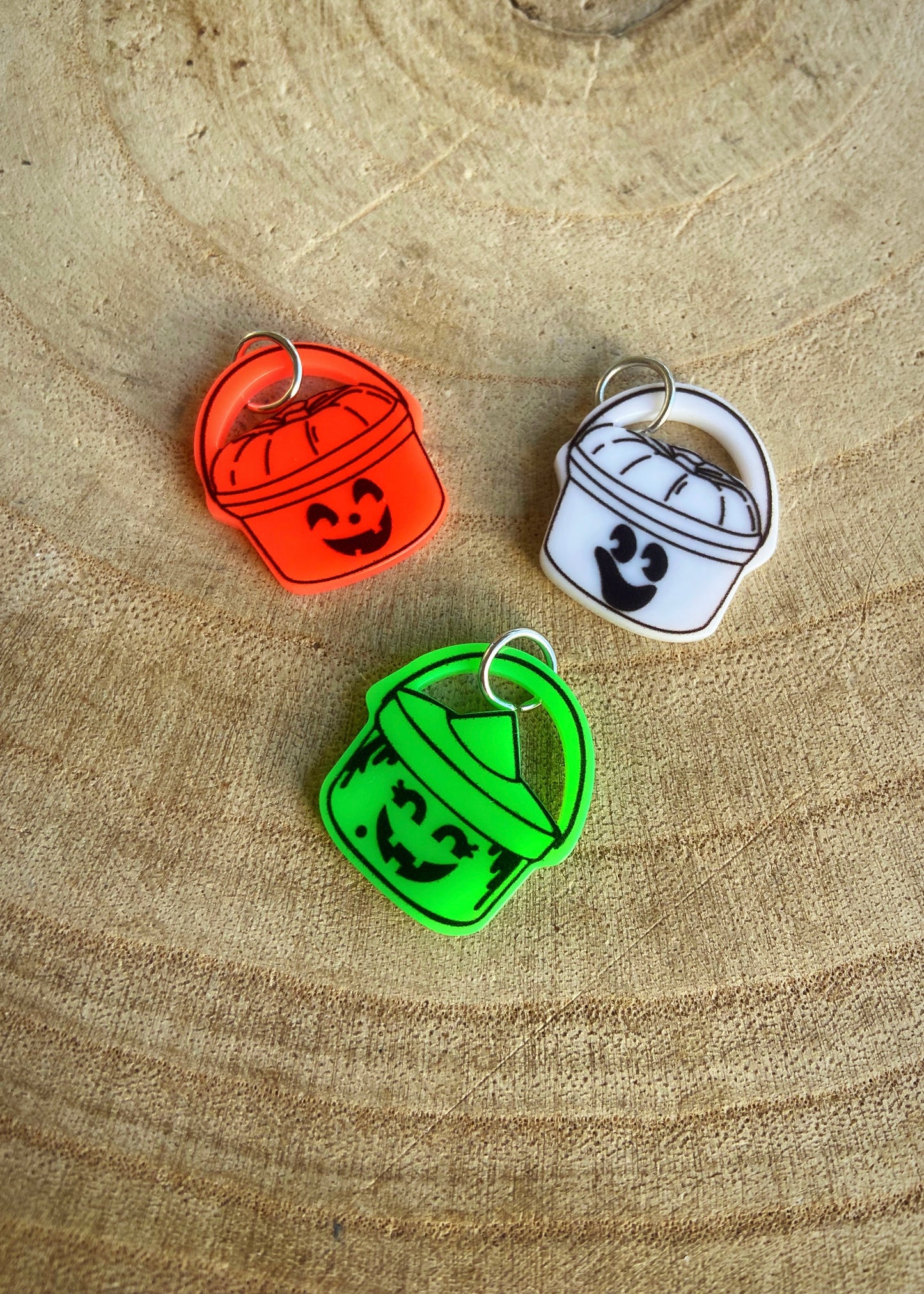 Boo Bucket Pendants