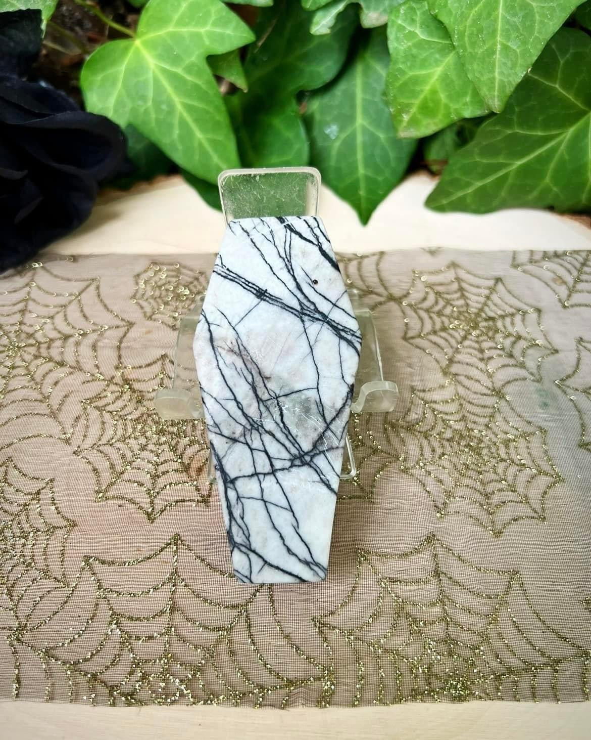 Spiderweb Jasper Coffin