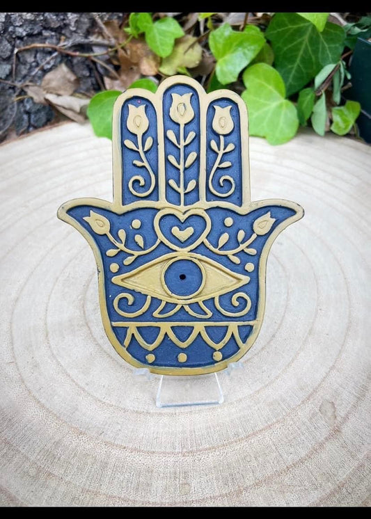 Hamsa Incense Holder