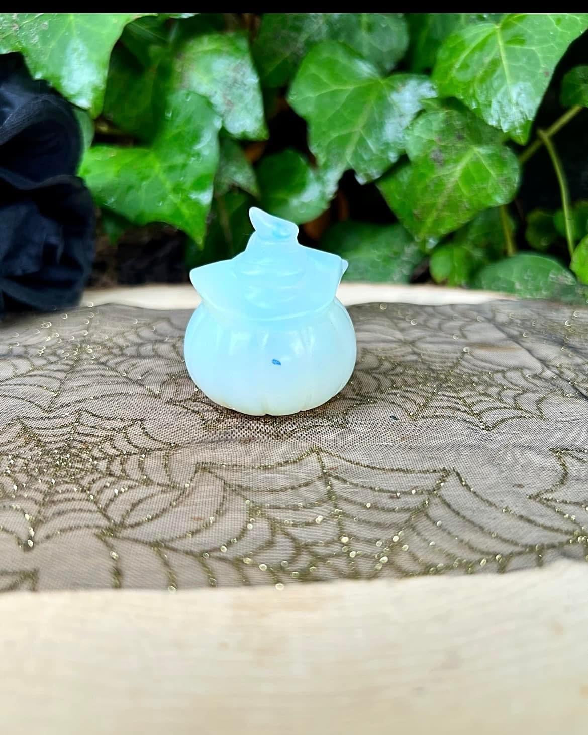 Opalite Witch Pumpkin