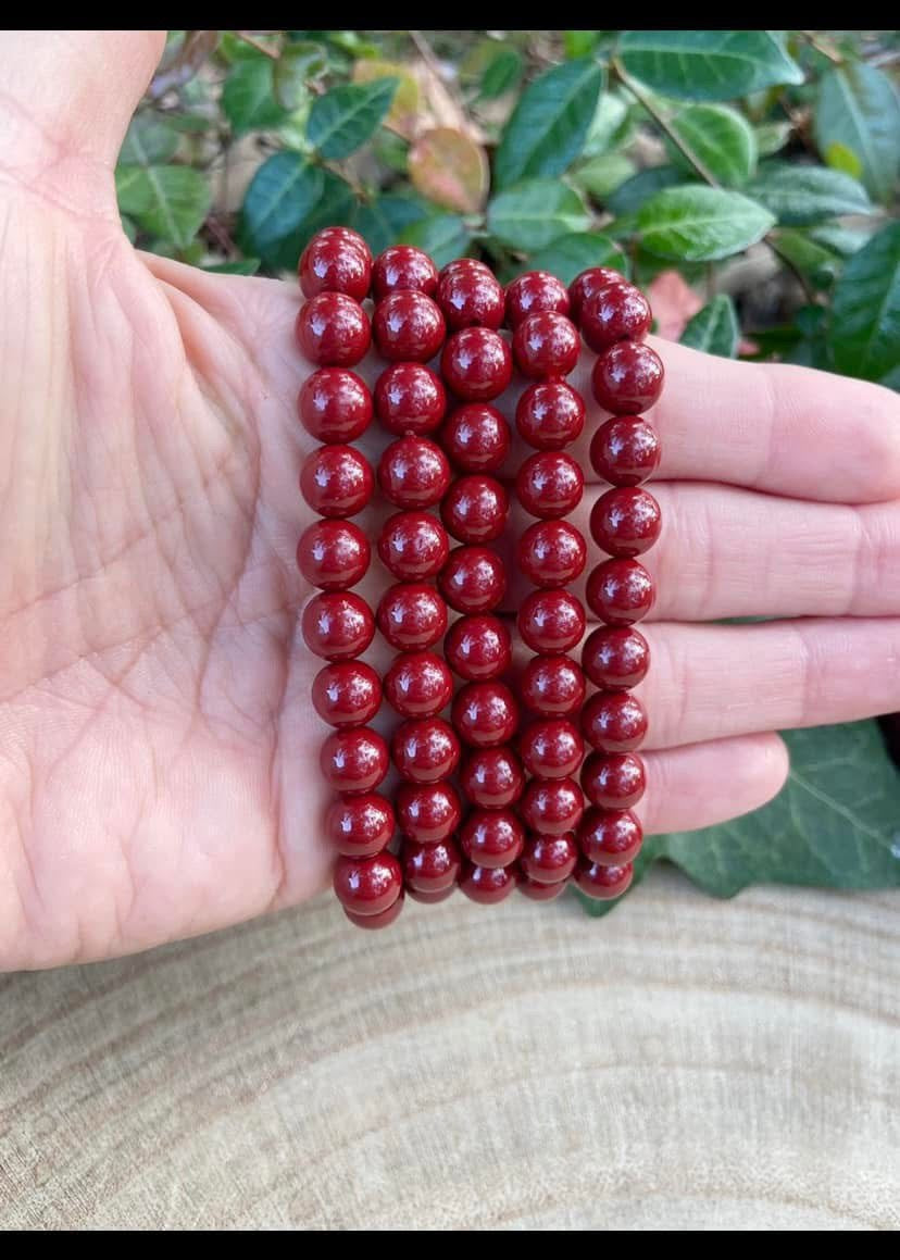 Cinnabar Bracelets 8mm