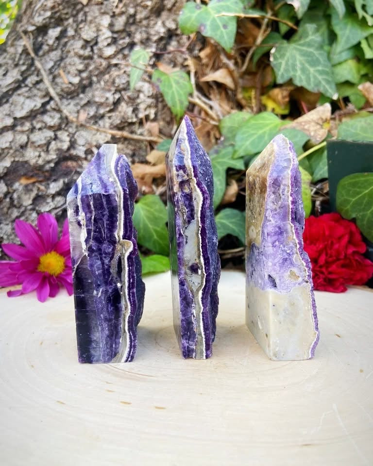 Raw Amethyst Towers