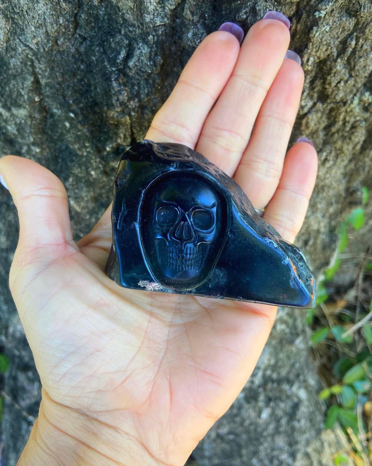 Fluorite Skull Slab