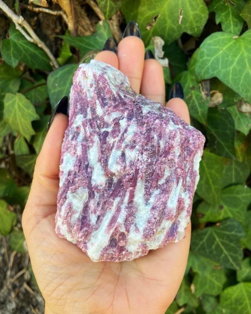 Pink Tourmaline Rough Rock