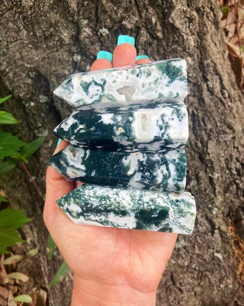 Moss Agate Towers