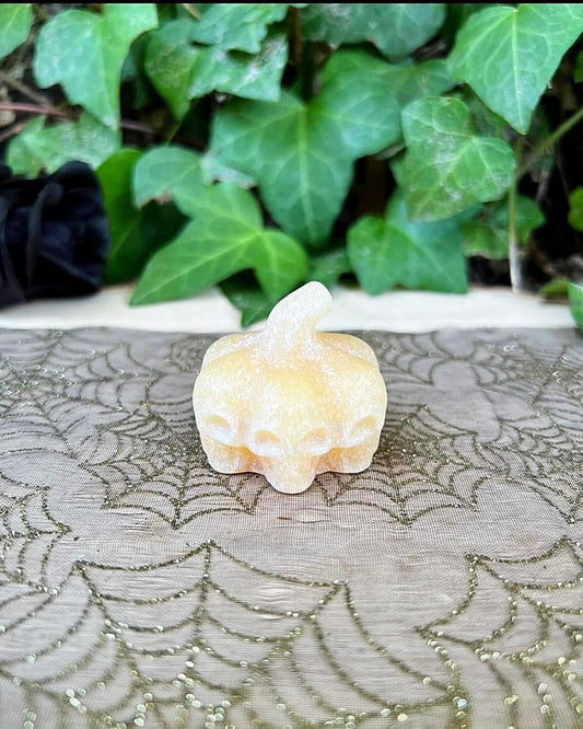 Orange Calcite Pumpkin