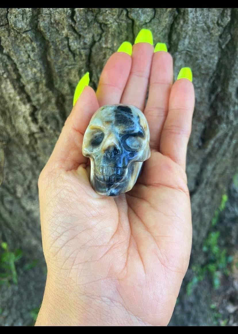 Amazonite Skull