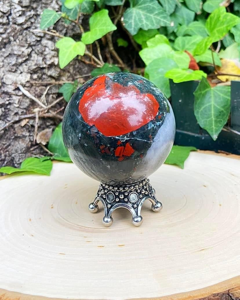 African Bloodstone Sphere