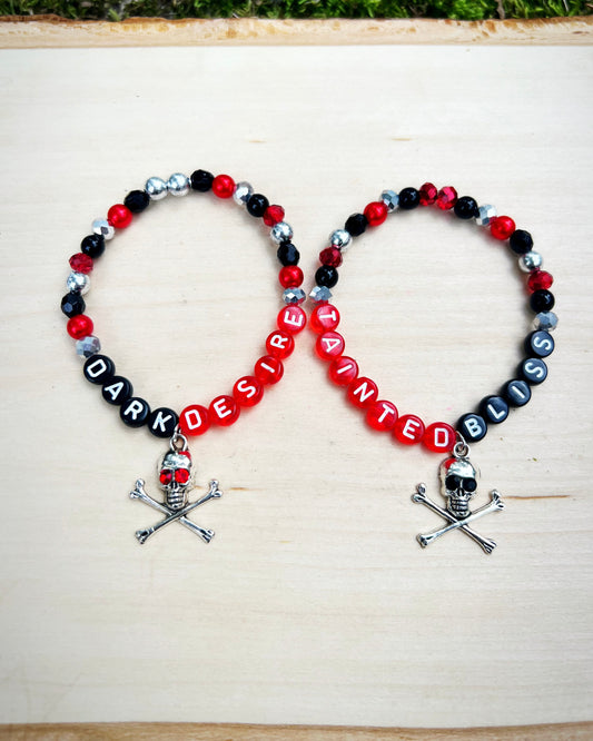 Dark Desire and Tainted Bliss Bracelets