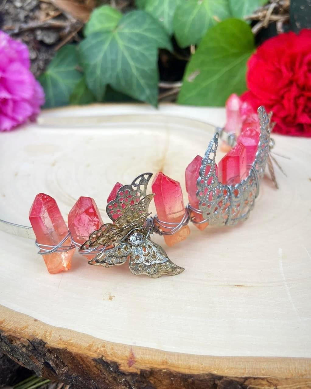 Aura Quartz Crown