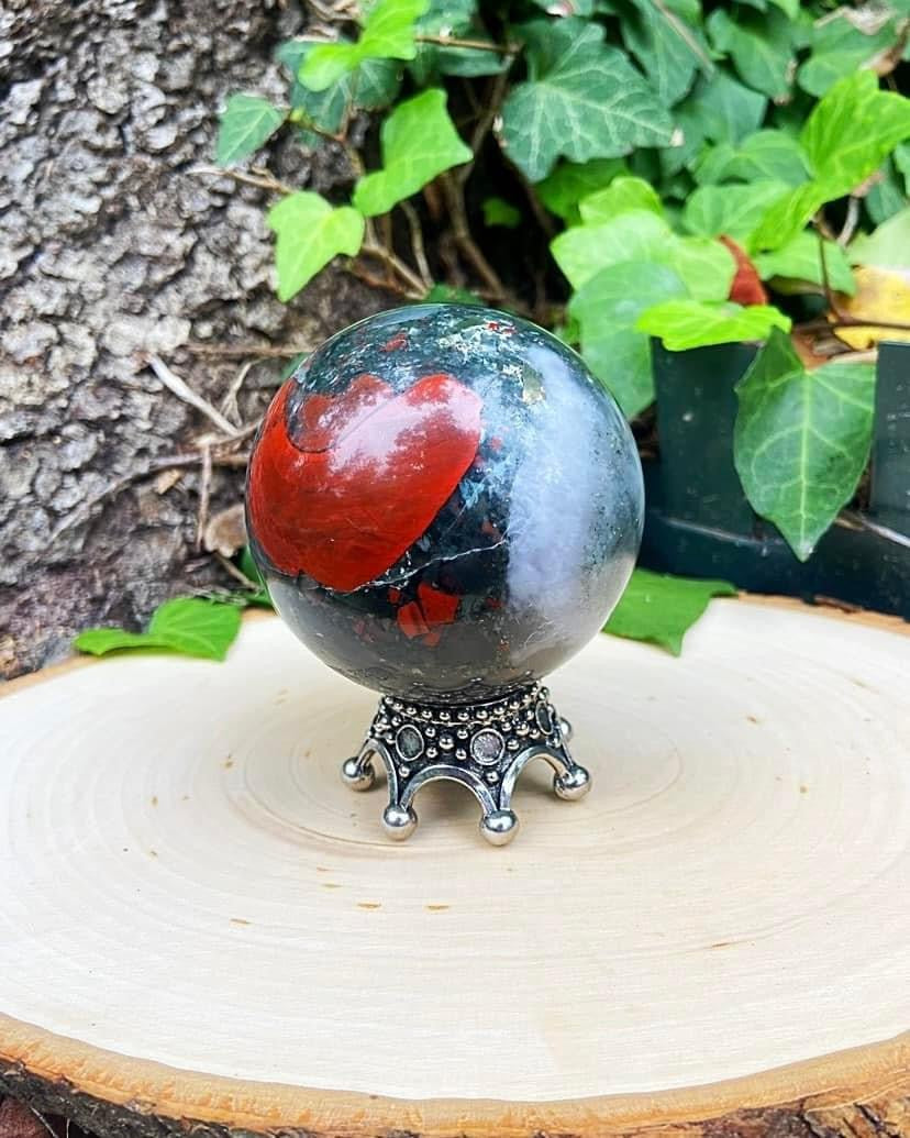 African Bloodstone Sphere