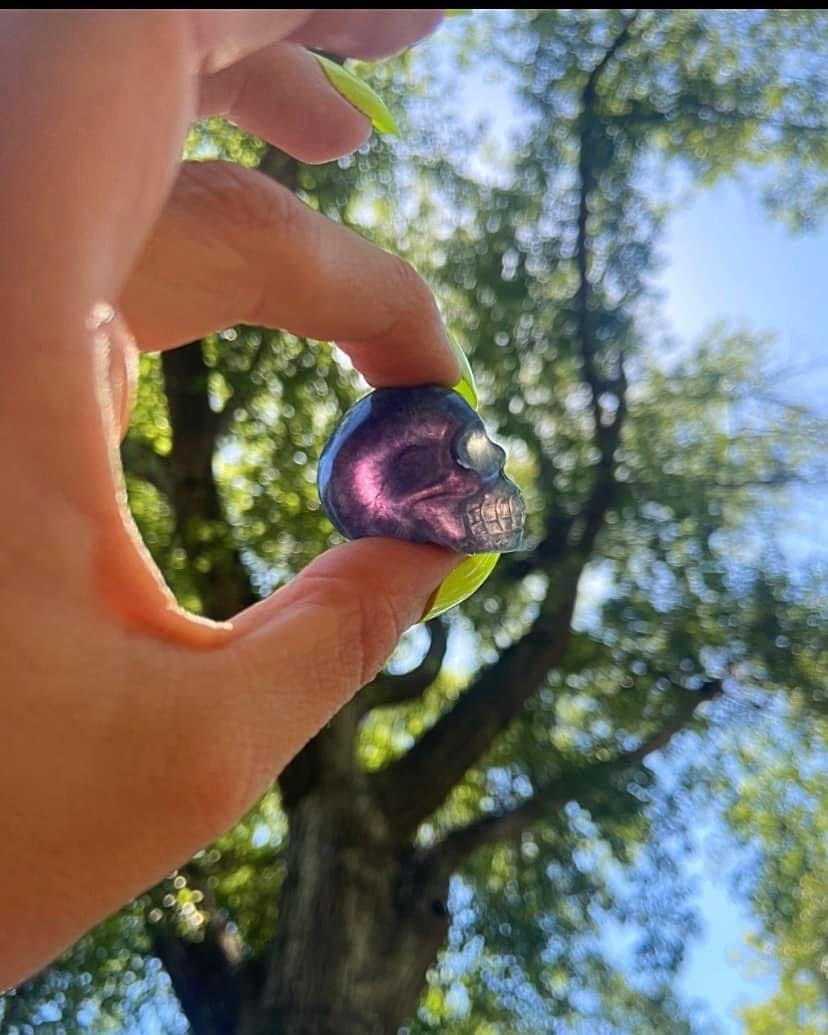 Fluorite Skulls