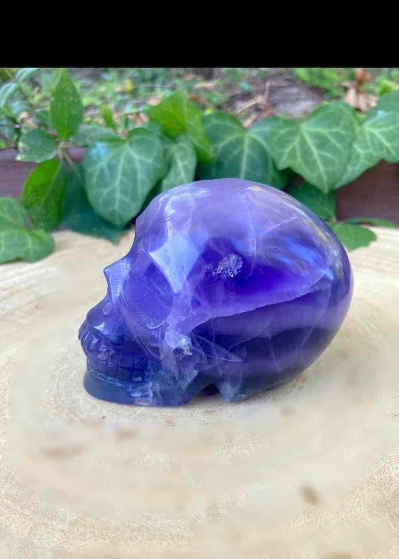 Fluorite Skull