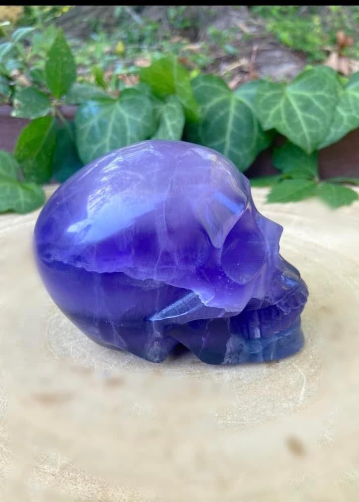 Fluorite Skull