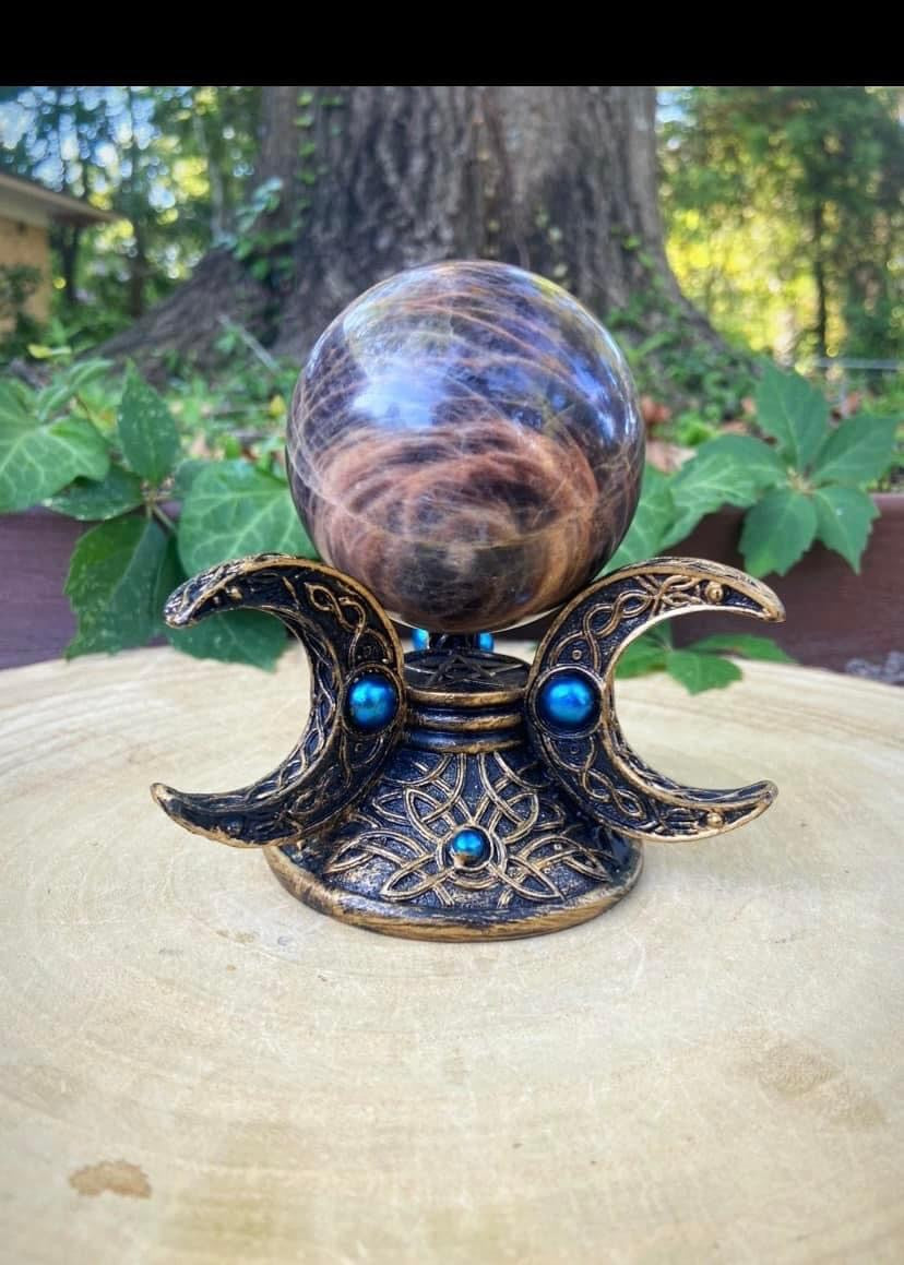 Triple Moon Sphere Stand