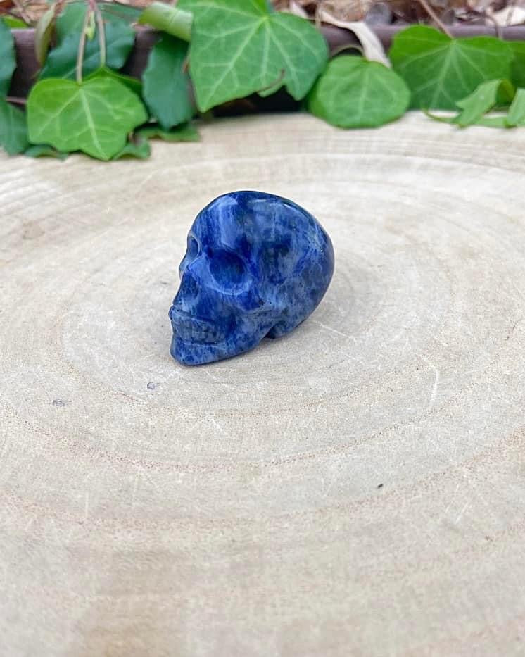 Sodalite Skull