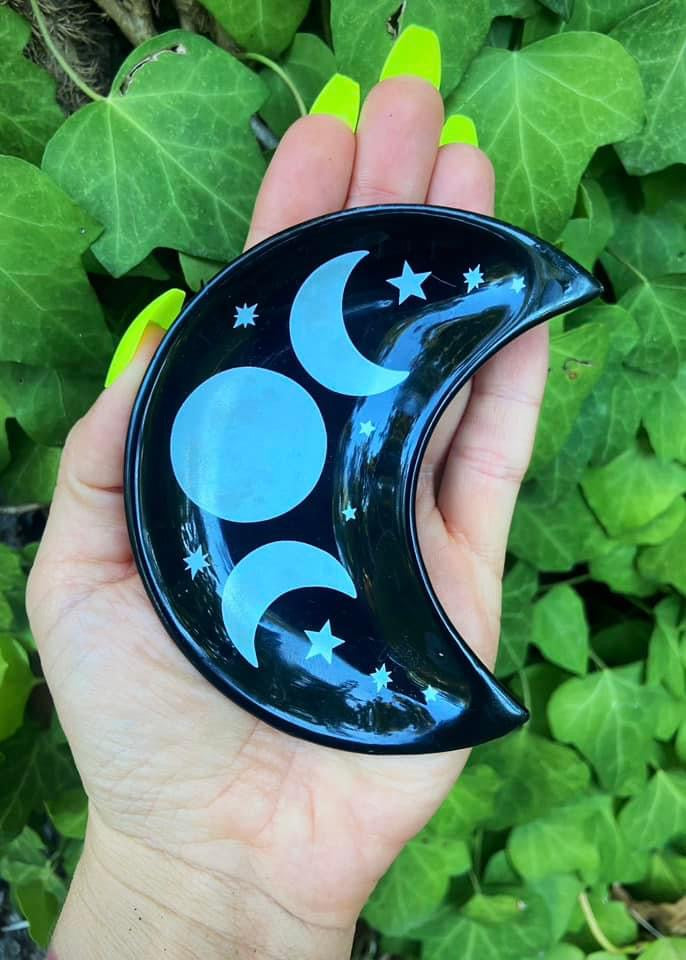 Crescent Moon Jewelry Bowl