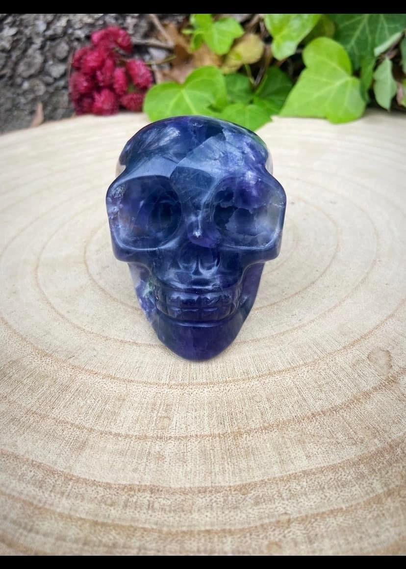 Fluorite Skull