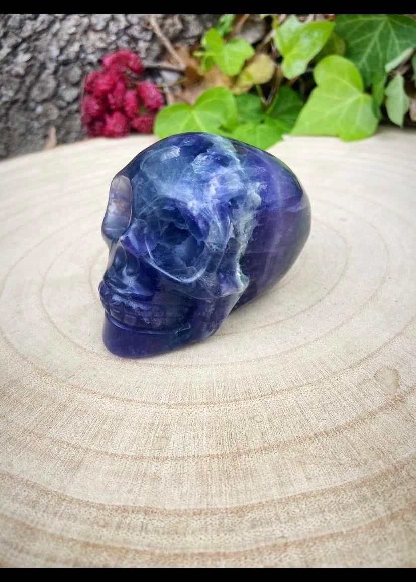 Fluorite Skull