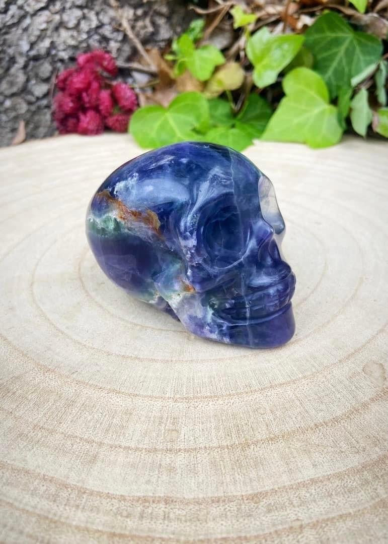 Fluorite Skull