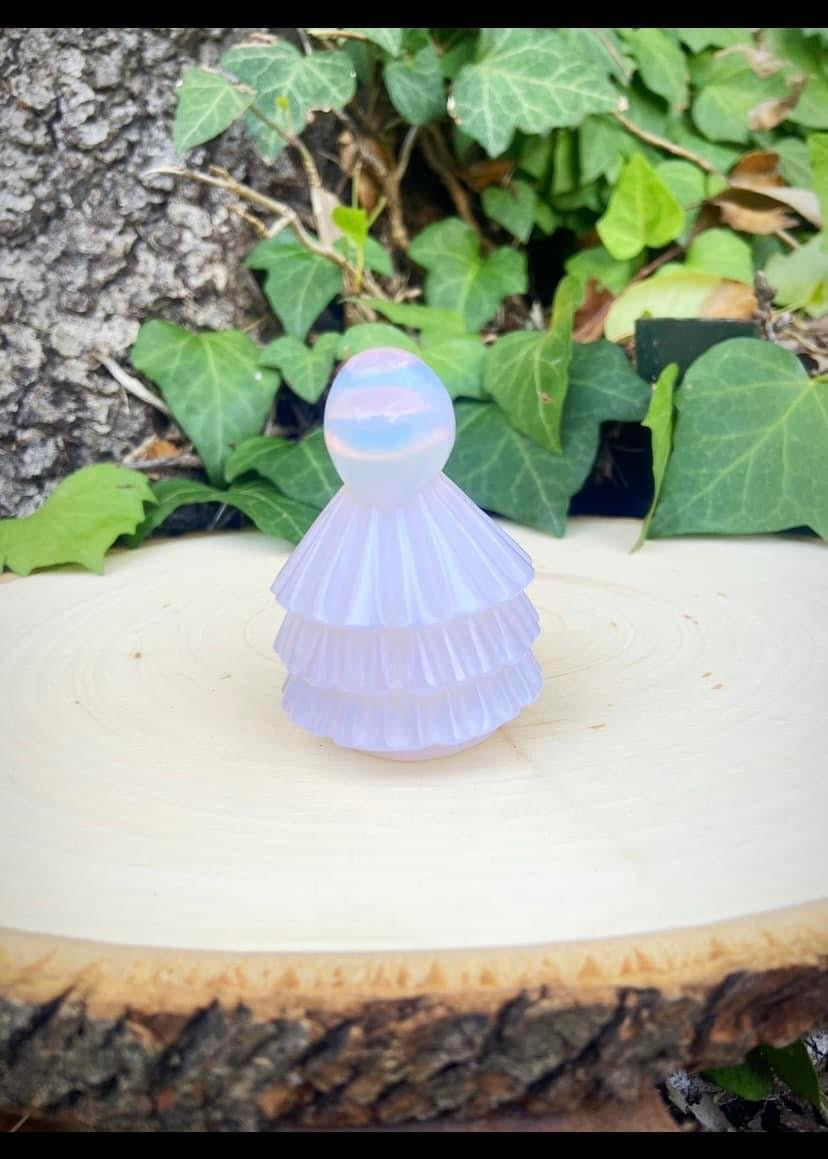 Pink Opalite Christmas Tree