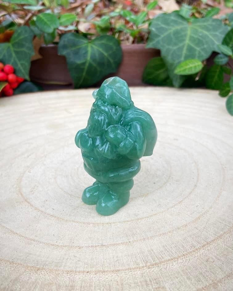 Green Aventurine Santa