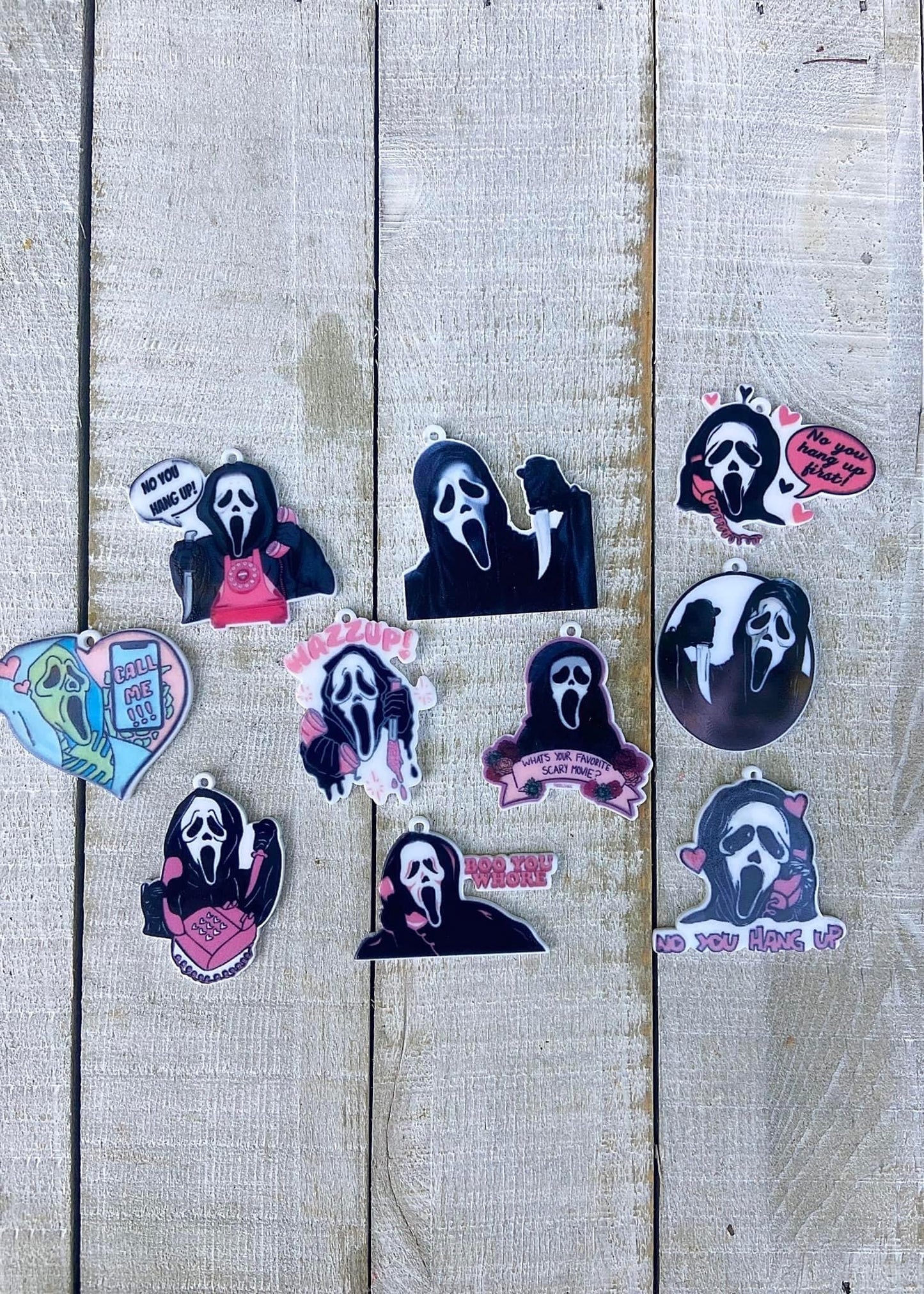 Ghost Face Pendants