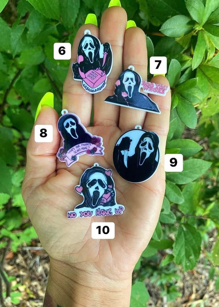 Ghost Face Pendants