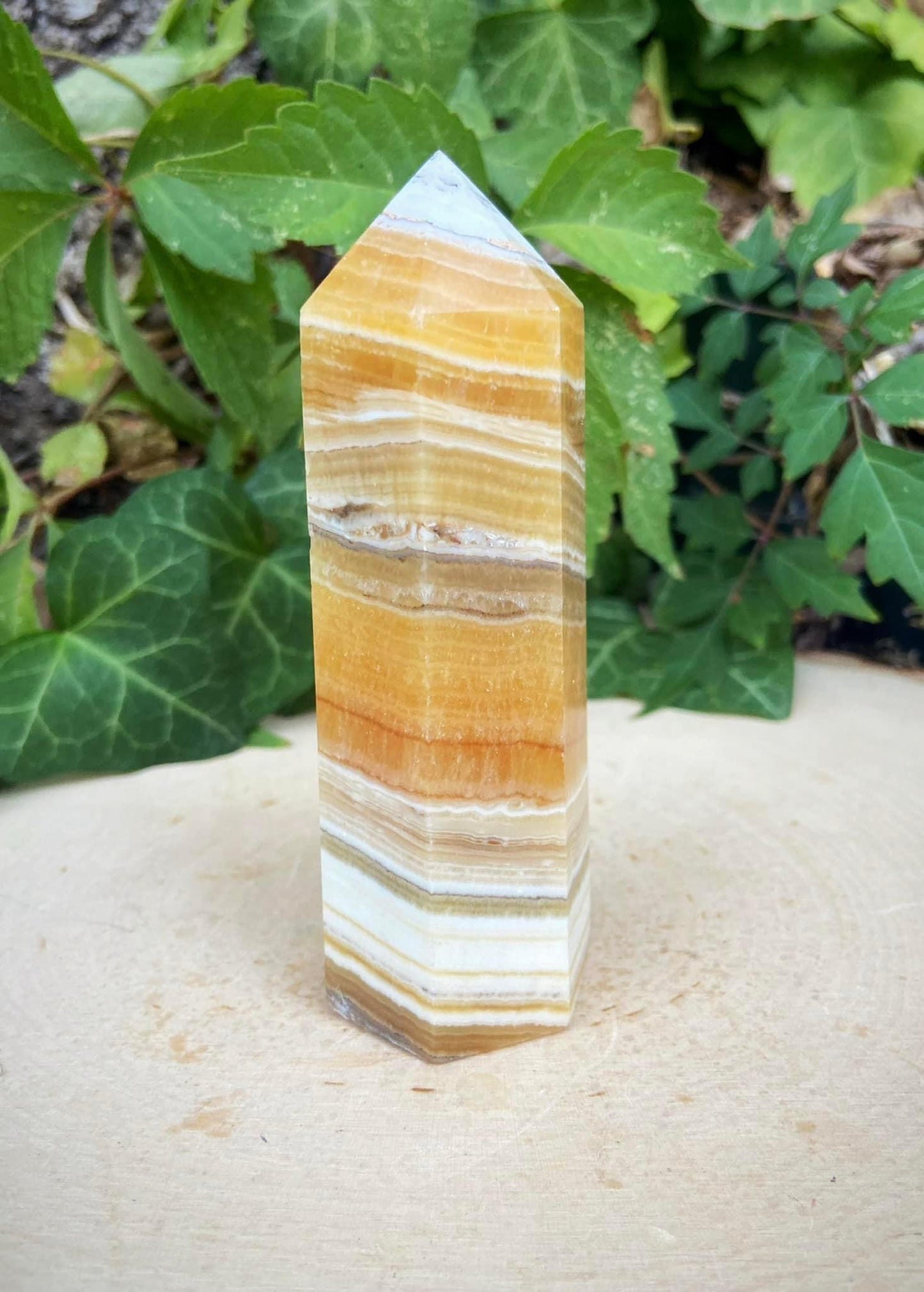 Orange Calcite Tower