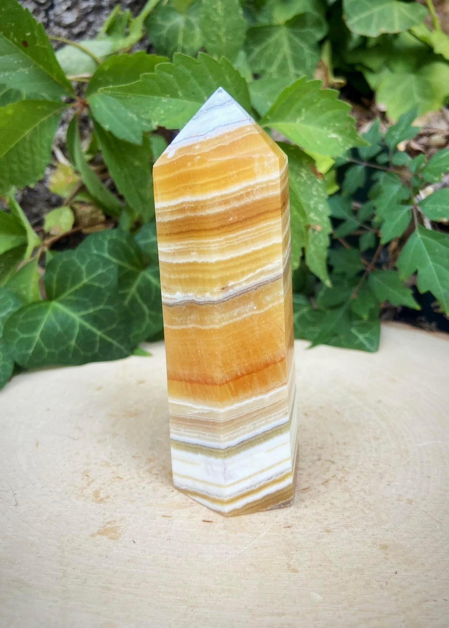 Orange Calcite Tower