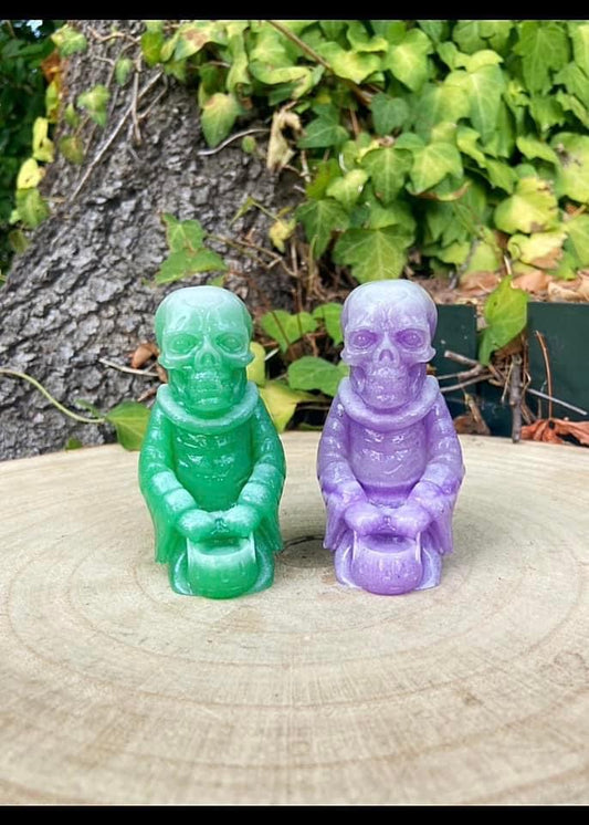 Glow Stone Halloween Skulls