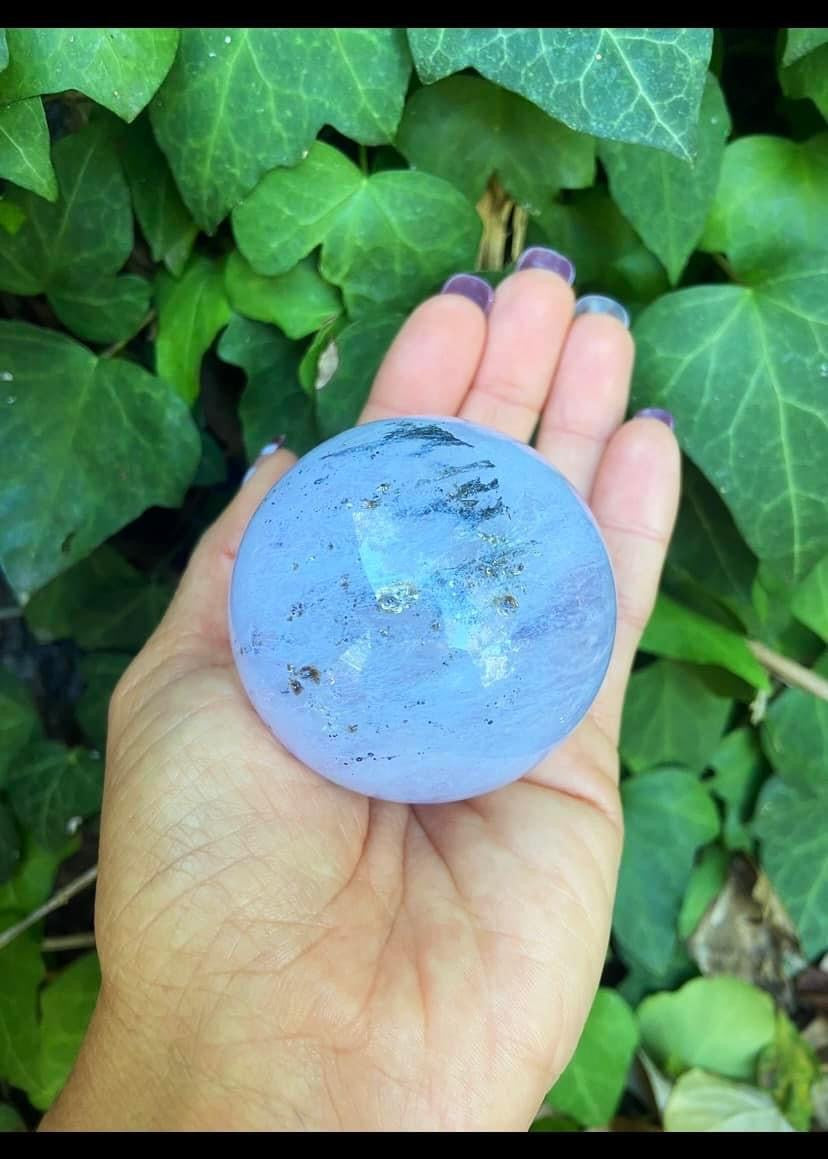 Smelting Quartz Sphere with Pyrite