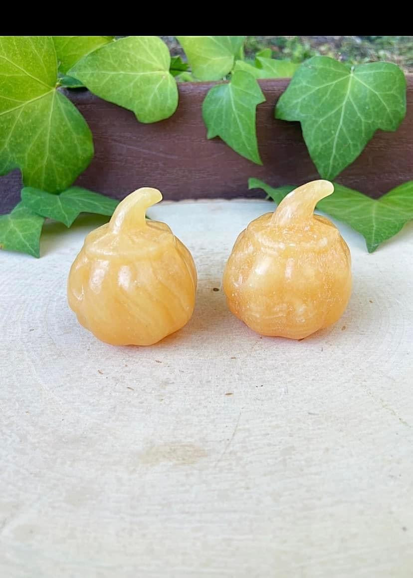 Orange Calcite Pumpkins