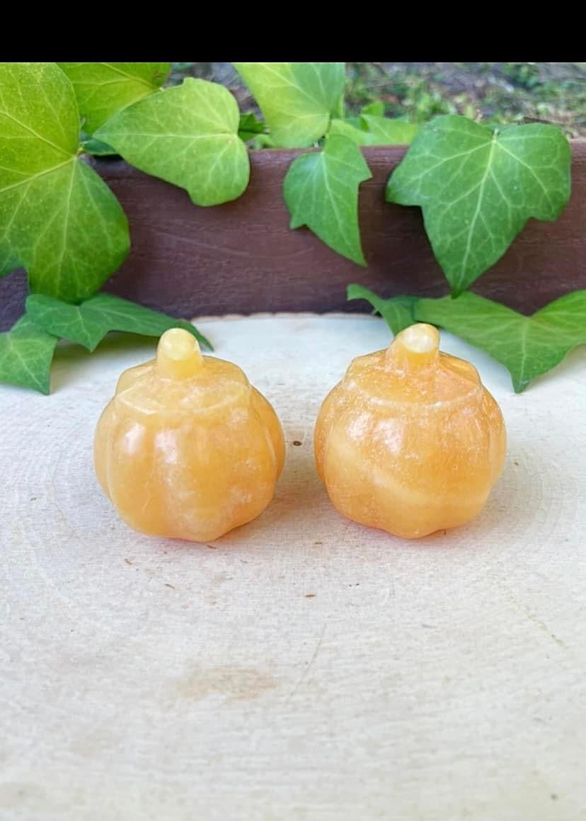 Orange Calcite Pumpkins