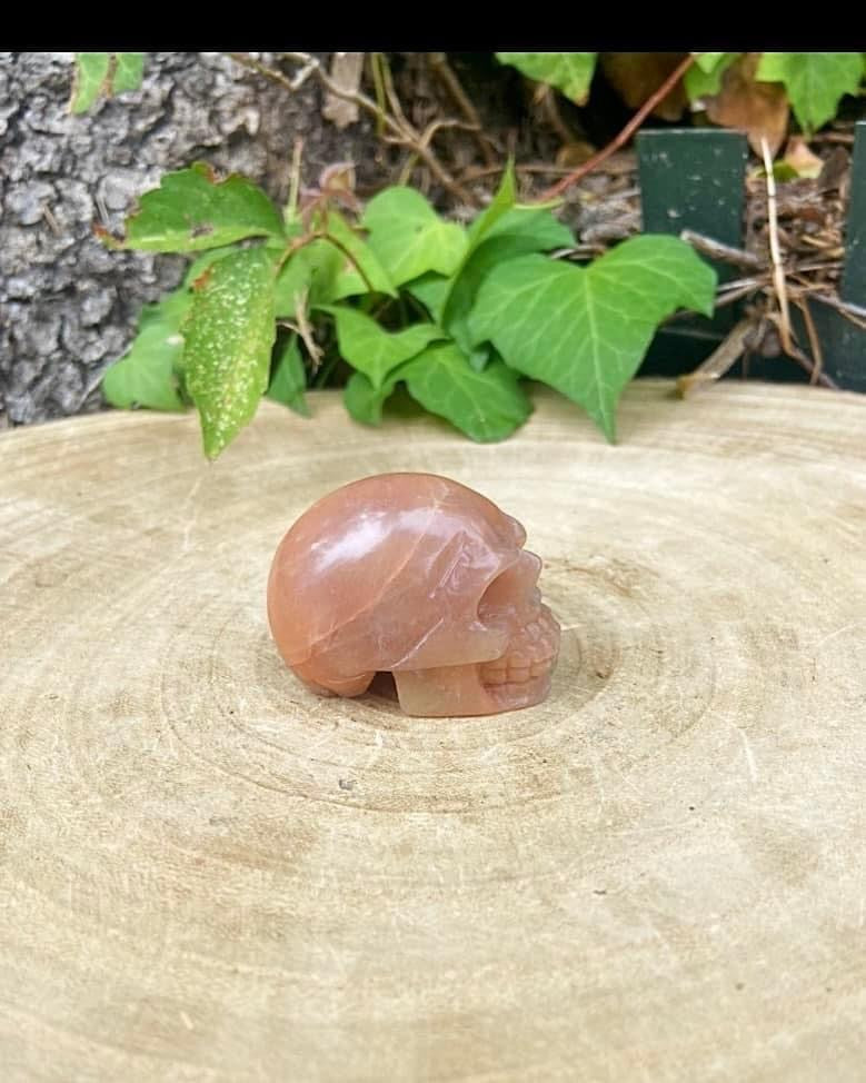 Pink Aventurine Skull