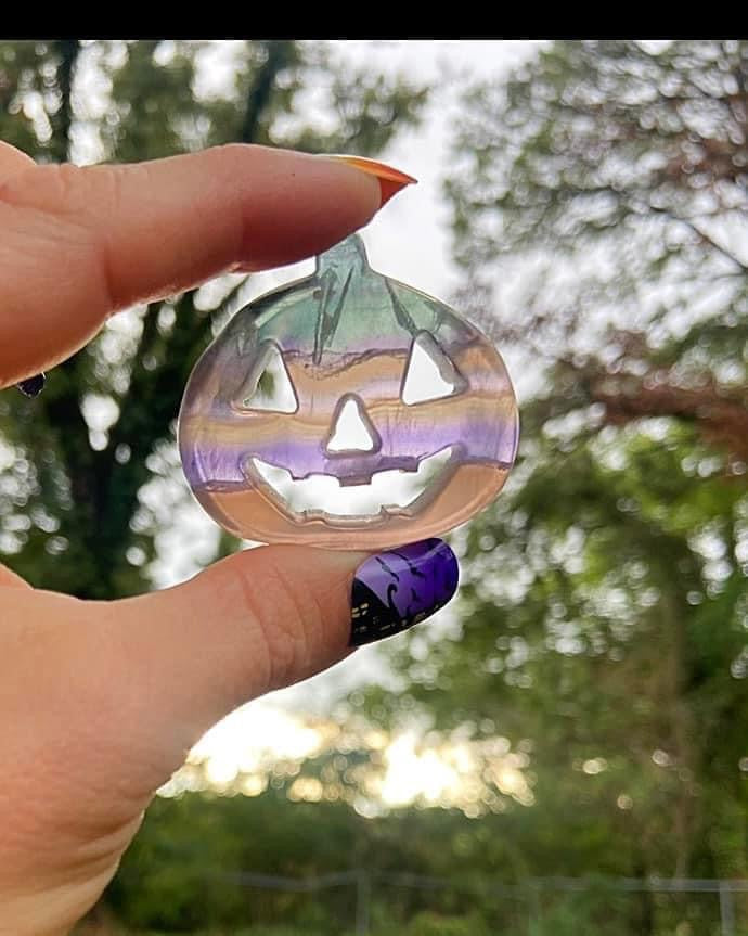 Fluorite Pumpkin