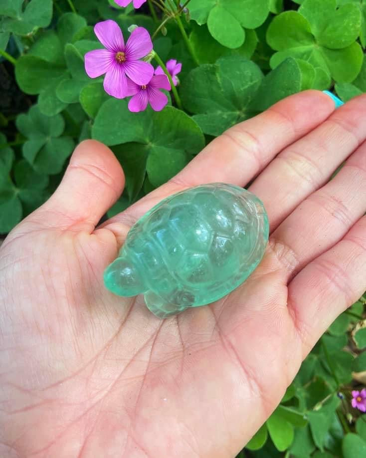 Green Fluorite Turtle