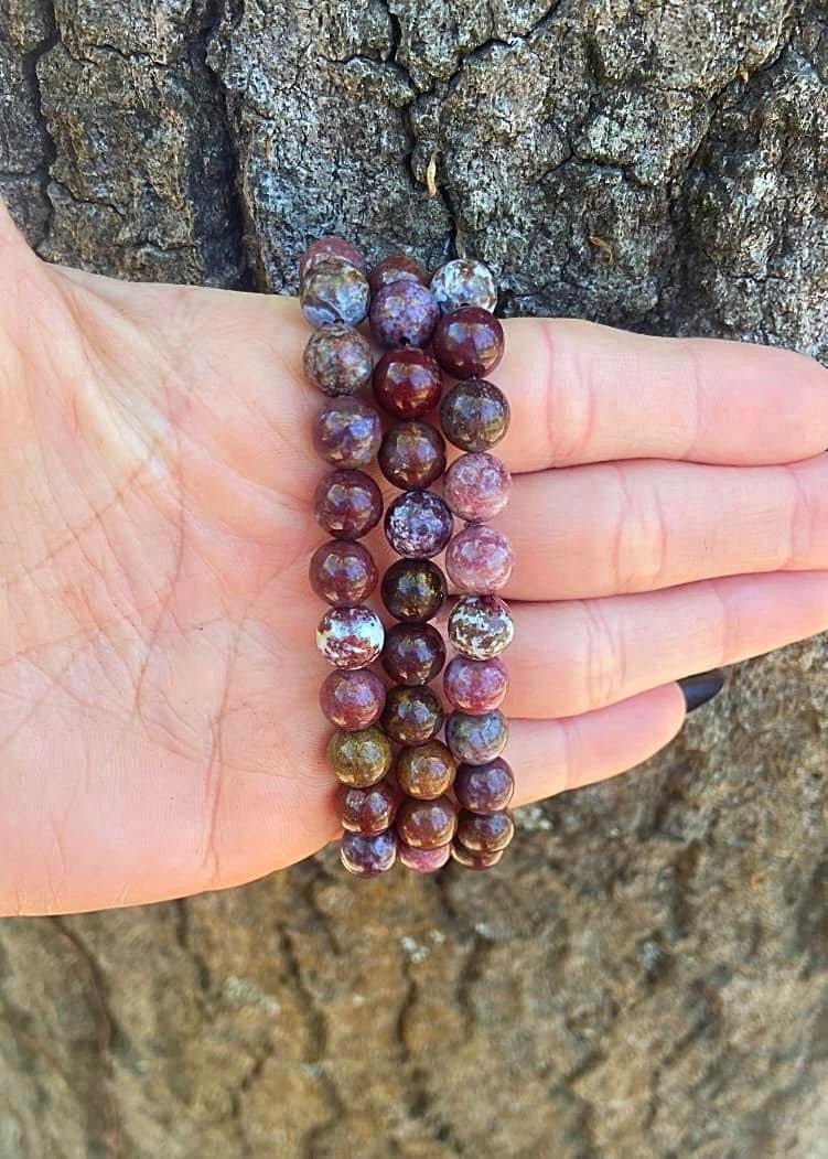 Red Ocean Jasper Bracelets 8mm