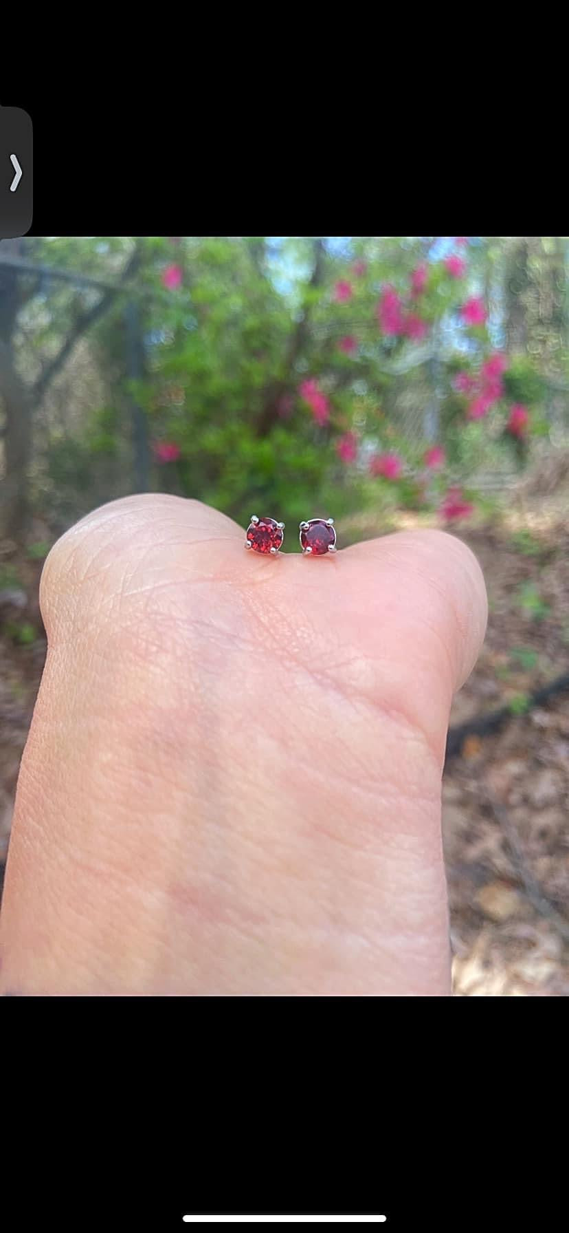 Garnet Earrings