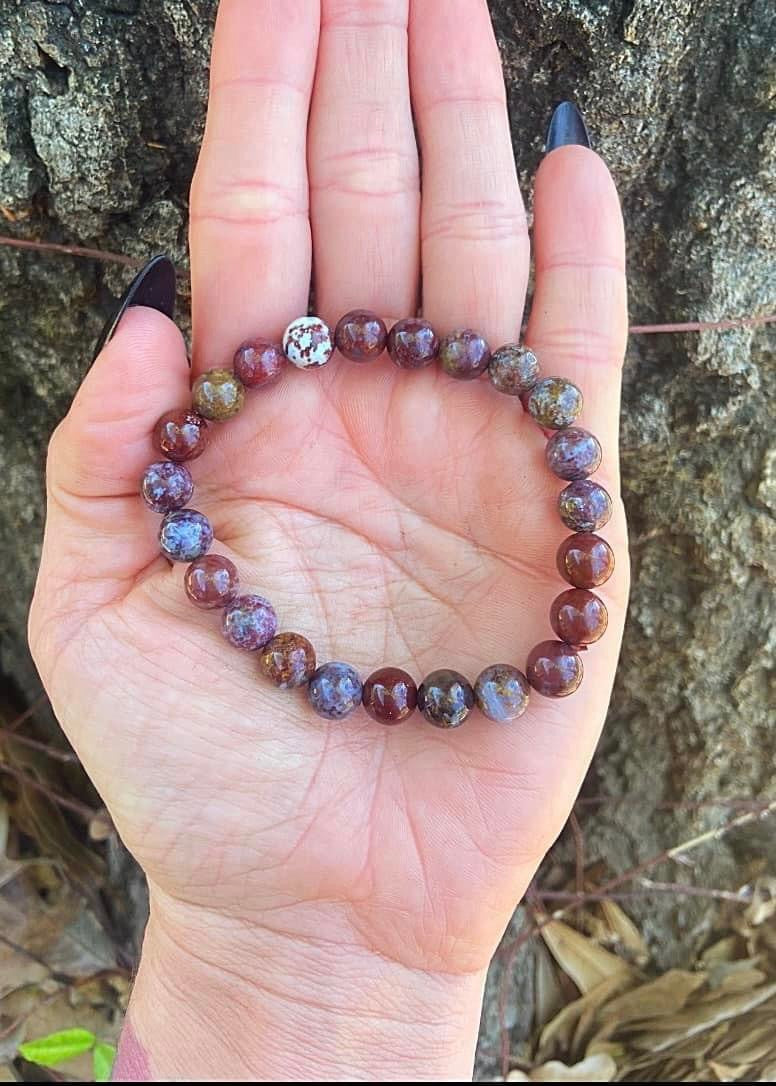 Red Ocean Jasper Bracelets 8mm