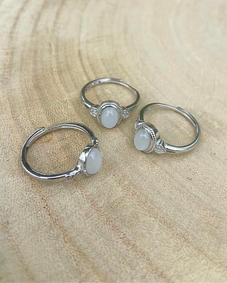 Moonstone Rings