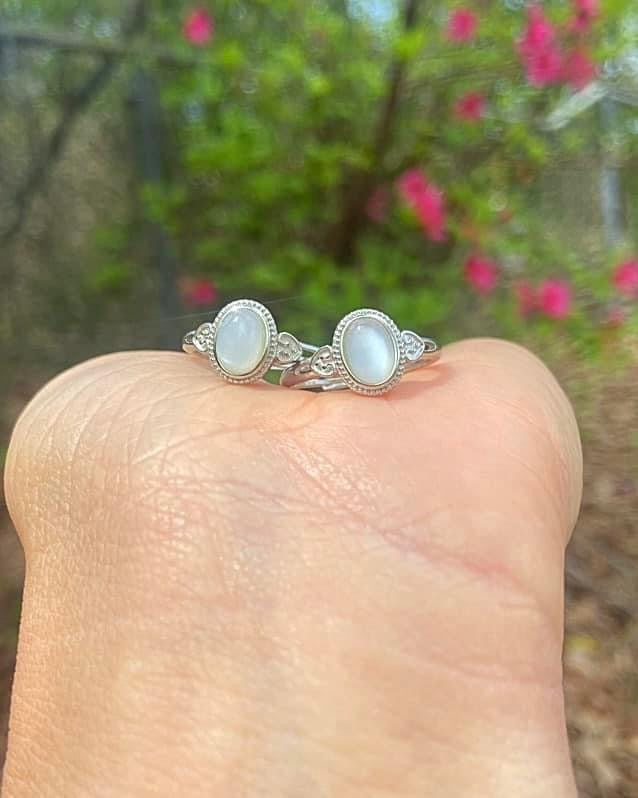 Moonstone Rings